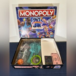 Monopoly Space Jam A New Legacy Edition Family Board Strategic Game Complete Set